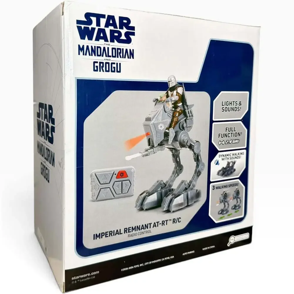 Star Wars Mandalorian Grogu Imperial Remnant AT-RT RC Jada Disney New Box